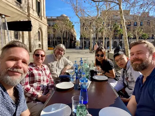 Happy guests during the tapas tour
