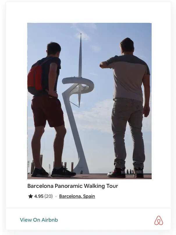 Best Barcelona Panoramic Tour