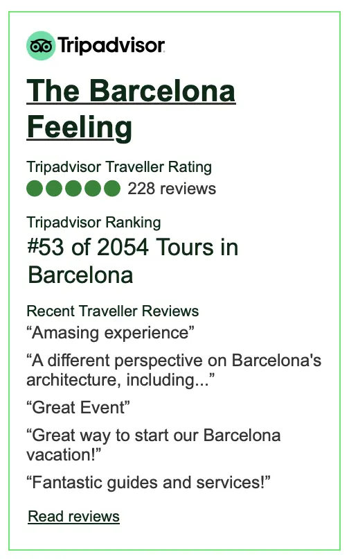 Viator Best Barcelona Reviews